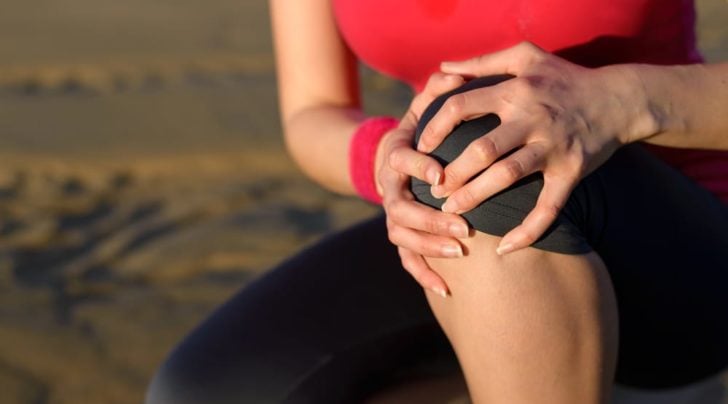 burning knee pain runner