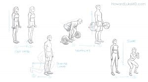 Leg exercise examples