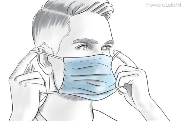 Wear mask at all times to prevent COVID