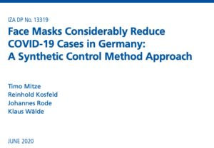 Face masks reduce the spread of COVID19